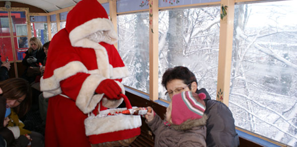 train du pere noël